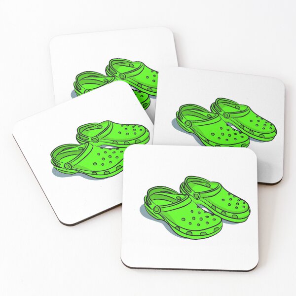 Item preview, Hot Green Crocs Shoe  designed and sold by the_ graphicsgal.