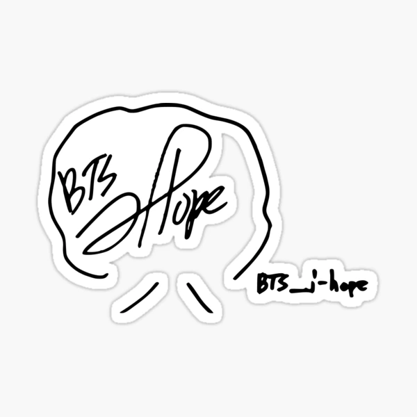 BTS J-HOPE 直筆 サイン st,small,507x507-pad,600x600,