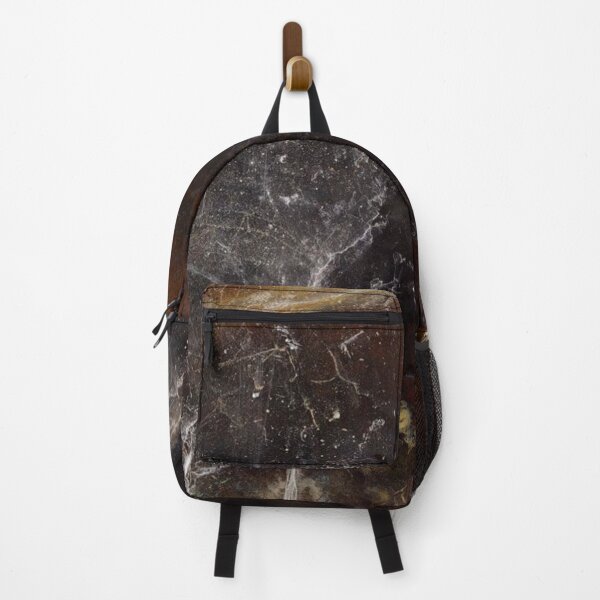 Item preview, Black and burnt brown marble print designed and sold by HadeeeeL.