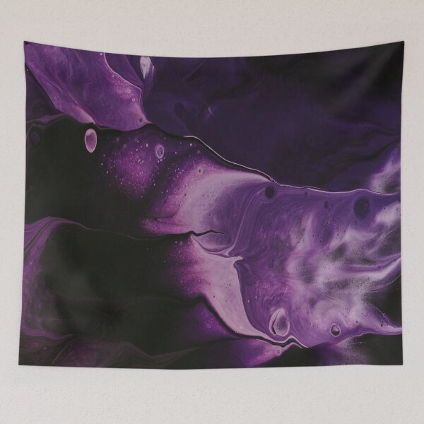 Item preview, Purple Black Abstract Act designed and sold by BEyourself be.