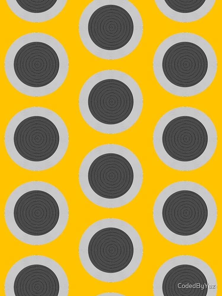 Thumbnail 4 of 4, iPhone Case, Target In Yellow designed and sold by CodedByYaz.