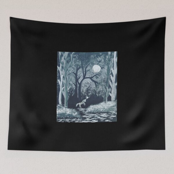 Item preview, Unicorn Forest, Gesso on Canvas designed and sold by RadicalGaymer.