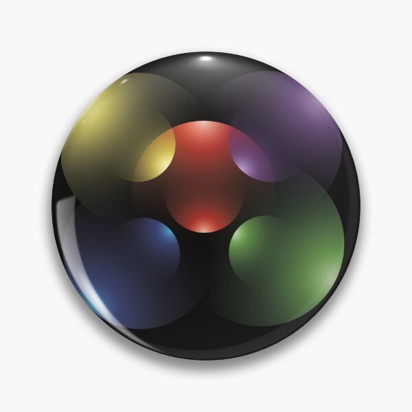 Item preview, intersecting circles and spheres of depth #5 designed and sold by Ricogfx.