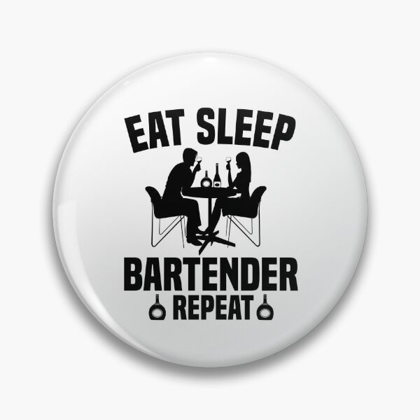 Item preview, Eat, Sleep, Bartender, Repeat designed and sold by SasKloset.
