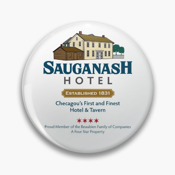 Item preview, Sauganash Hotel Chicago 1831 designed and sold by twHistory.