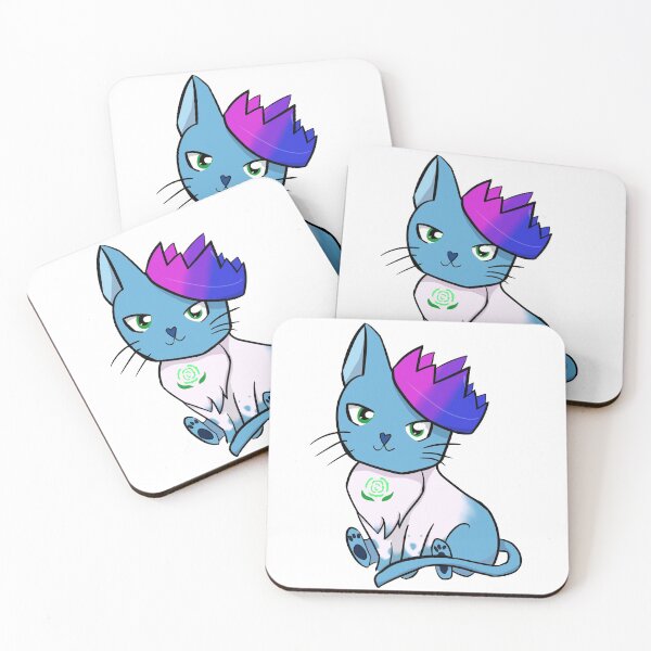 Item preview, Achillean Bisexual Pride Cat designed and sold by LunarDoodles.