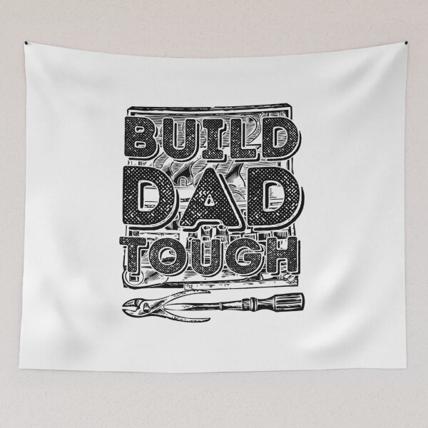 Item preview, Built Dad Tough designed and sold by Mixture-DESIGN.