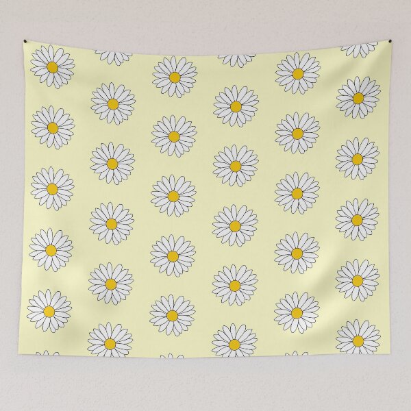 Item preview, daisy flower seamless floral repetitive pattern  designed and sold by mikrocosmox.