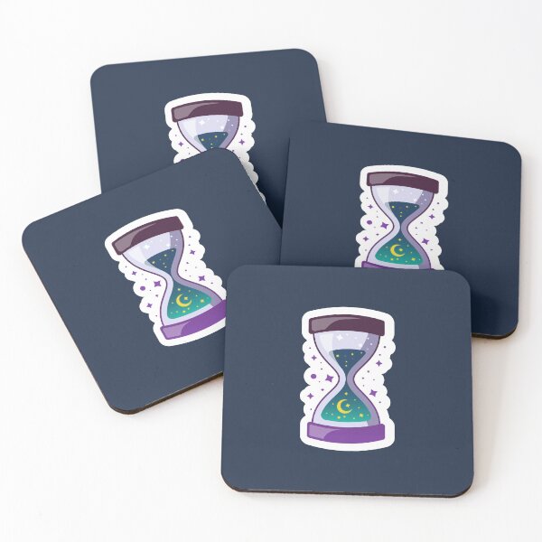 Item preview, Celestial purple hourglass with moon designed and sold by WildOverload.