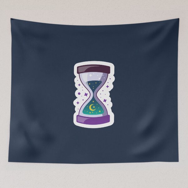 Item preview, Celestial purple hourglass with moon designed and sold by WildOverload.