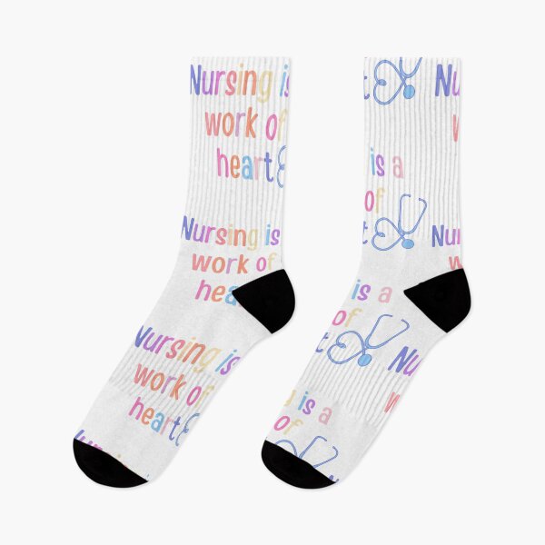 Item preview, Nursing is a work of heart - nurse gift/present #1 designed and sold by PickaSticka.