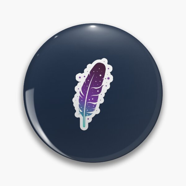 Item preview, Celestial purple feather with stars designed and sold by WildOverload.