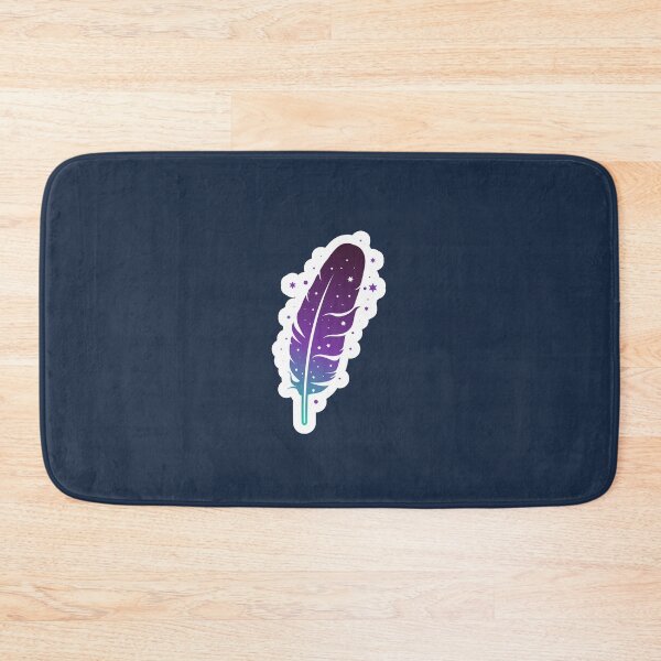 Item preview, Celestial purple feather with stars designed and sold by WildOverload.