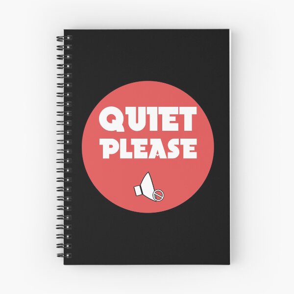 Item preview, quiet please designed and sold by GoranDesign.