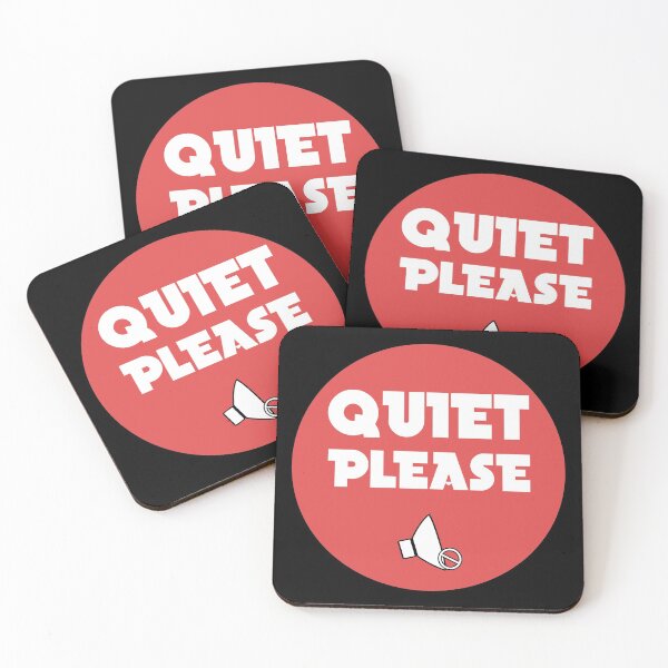 Item preview, quiet please designed and sold by GoranDesign.