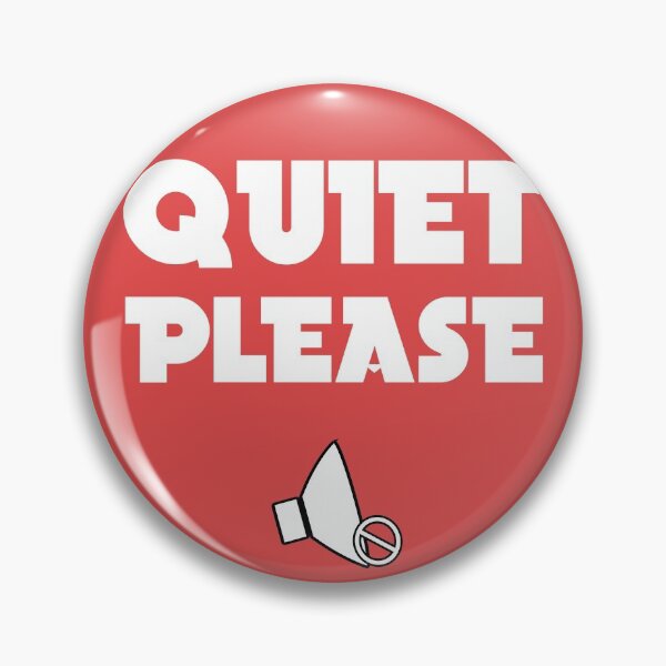 Item preview, quiet please designed and sold by GoranDesign.
