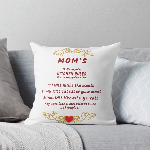 Item preview, MOM’S 3 SIMPLE KITCHEN RULES designed and sold by TJays.