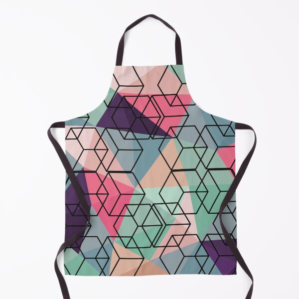 Item preview, Cubes, Geometrical Patchwork Pattern designed and sold by danaJG.