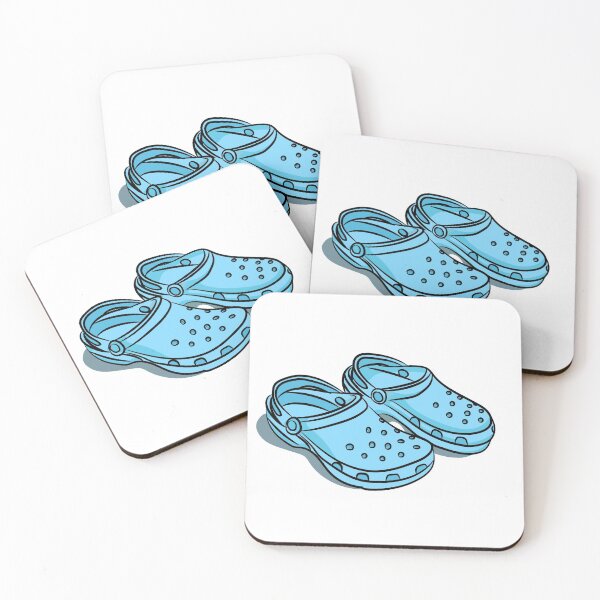 Item preview, Light Blue Crocs Shoes designed and sold by the_ graphicsgal.