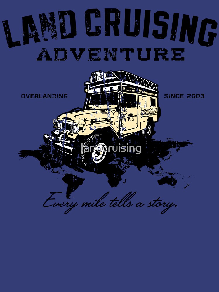 Every Mile Tells a Story - dark print by landcruising