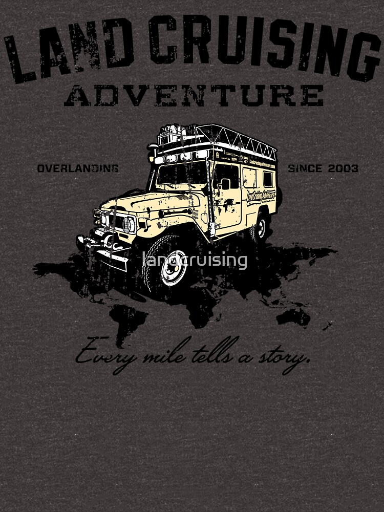 Every Mile Tells a Story - dark print by landcruising