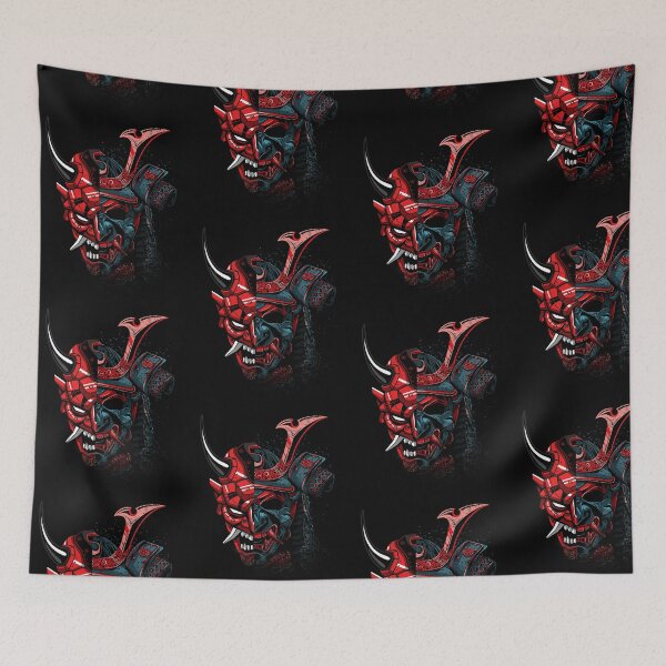Item preview, Double samurai mask designed and sold by albertocubatas.