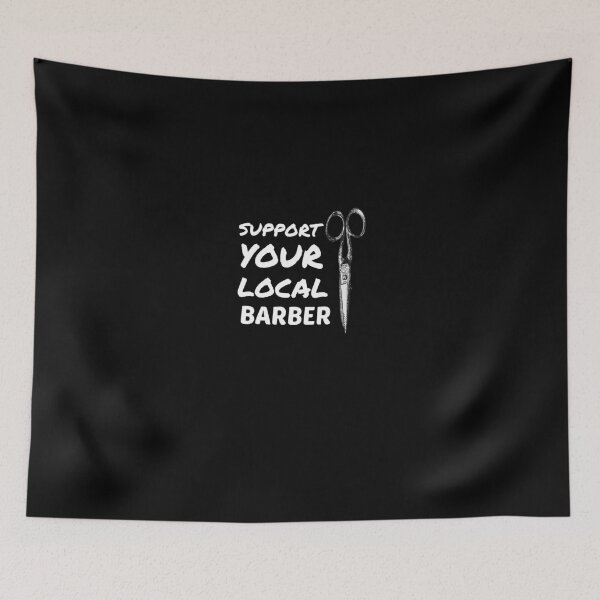 Item preview, Support Your Local Barber designed and sold by medbdj.