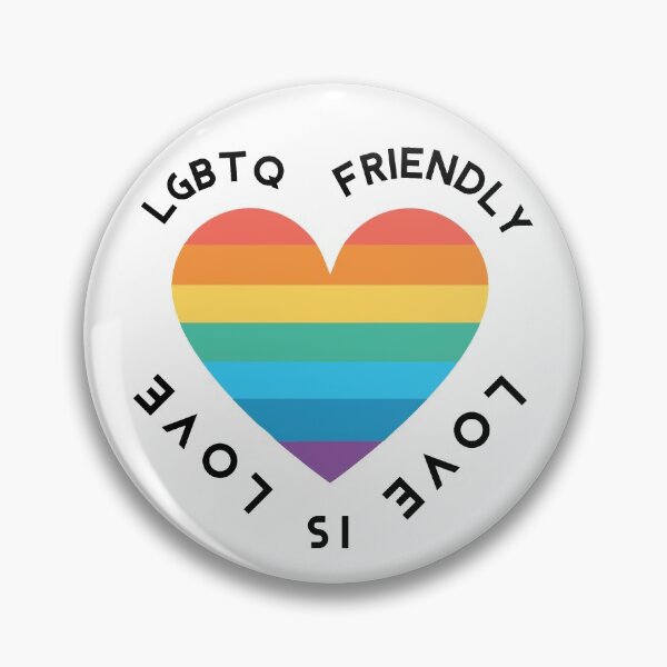 Item preview, LGBTQ Friendly heart digital art designed and sold by Mel !.
