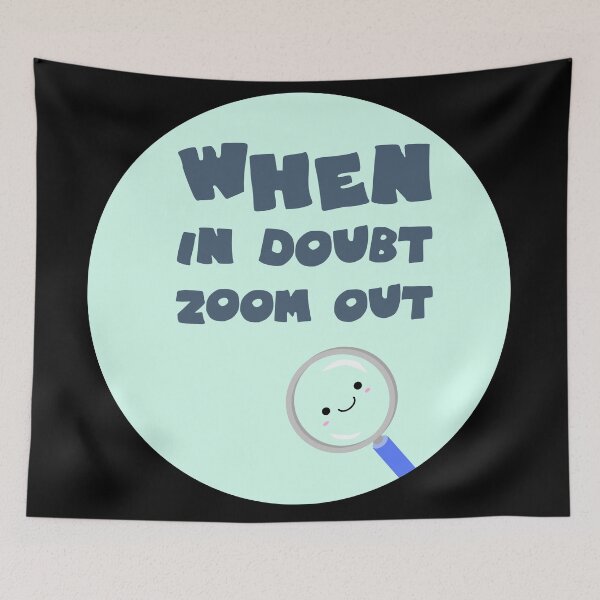 Item preview, when in doubt zoom out designed and sold by GoranDesign.
