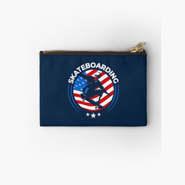 Item preview, USA Skateboarding with American Flag designed and sold by Uppercase Tees.