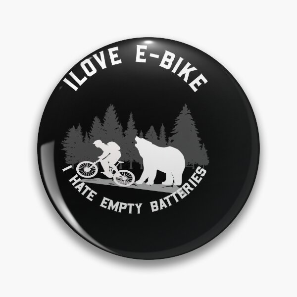 Item preview, I Love E-Bike I Hate Empty Batteries designed and sold by Wildchagapicker.