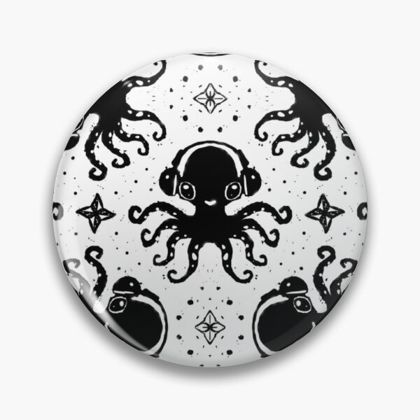 Item preview, Cosmic Octopus DJ Print designed and sold by FlyingFennec.