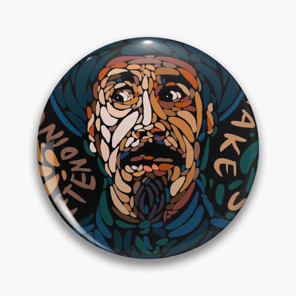 Item preview, Serj abstract portrait designed and sold by IcalsaidArt.