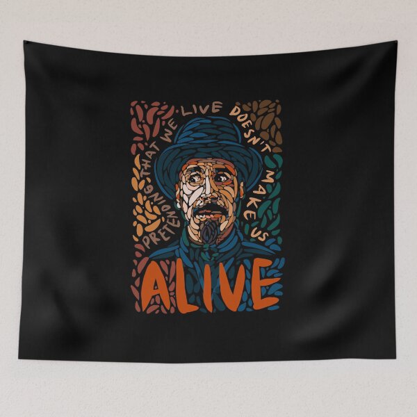 Item preview, Serj abstract portrait designed and sold by IcalsaidArt.