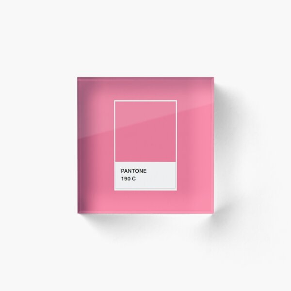 Pantone Colour Acrylic Blocks Redbubble