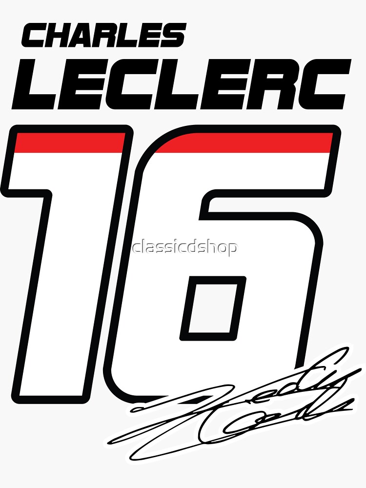 CHARLES LECLERC SIGNED FORMULA 1 8x10 PHOTO FERRARI RACING F1 BECKETT COA A #16