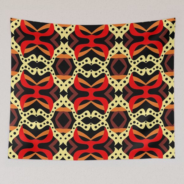 Item preview, Orange Fiery Stripes Pattern designed and sold by mrhighsky.
