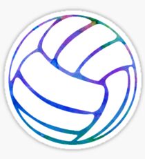 Volleyball Aquarell Sticker