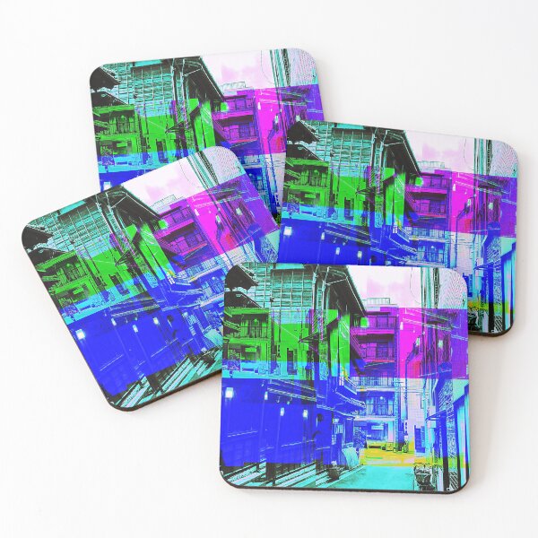 Item preview, Tokyo, Japan Narrow Street Glitch Art designed and sold by glitchhub.