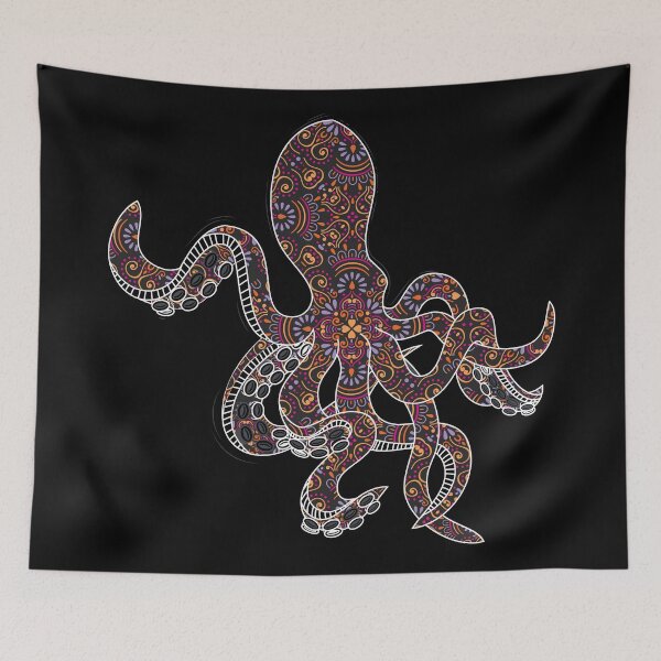Item preview, Beautiful Octopus In Mandala Pattern.Beautiful Animal Mandala designed and sold by TheImperfecto.