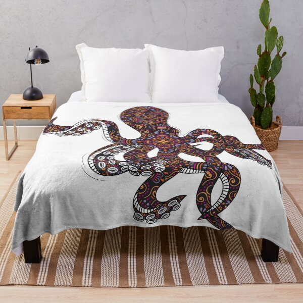 Item preview, Beautiful Octopus In Mandala Pattern. Beautiful Animal Mandala Prints designed and sold by TheImperfecto.