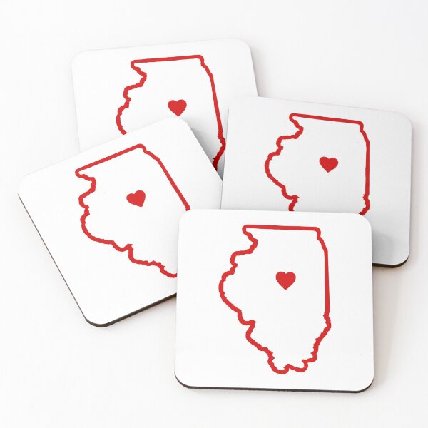 Item preview, Illinois State University Outline Sticker designed and sold by Kailee Brzezinski.