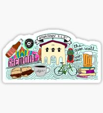 THE Downtown SLO Geofilter Sticker Sticker