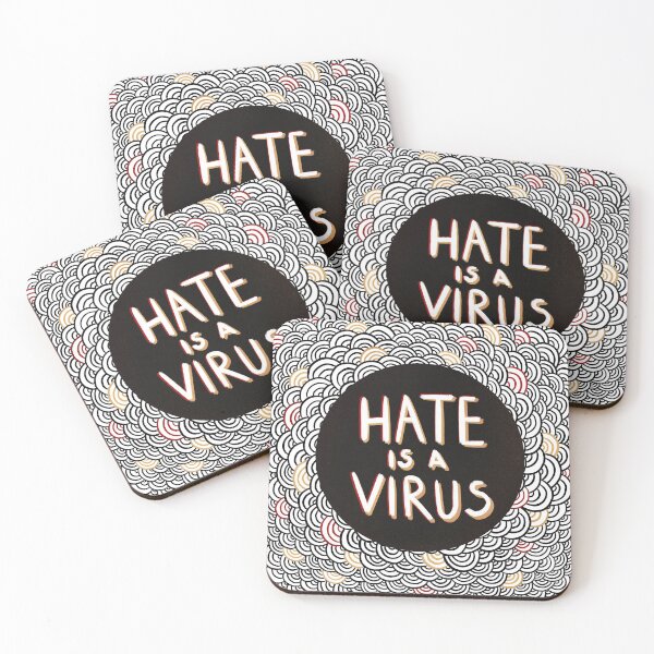 Item preview, Hate is a Virus – Stop Asian Hate  designed and sold by christiwilbert.