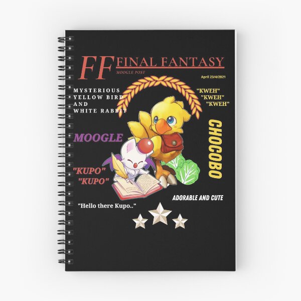 Item preview, Chocobo and Moogle Magazine Final fantasy designed and sold by Gabrielaxel300.