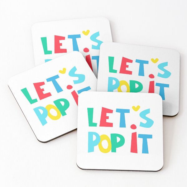 Item preview, Let`s Pop it slogan designed and sold by Svetlana Piatigoskaia.