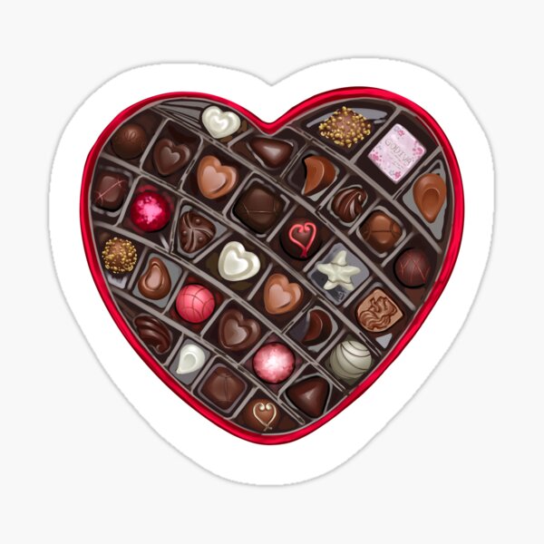 Valentine Chocolate Decal