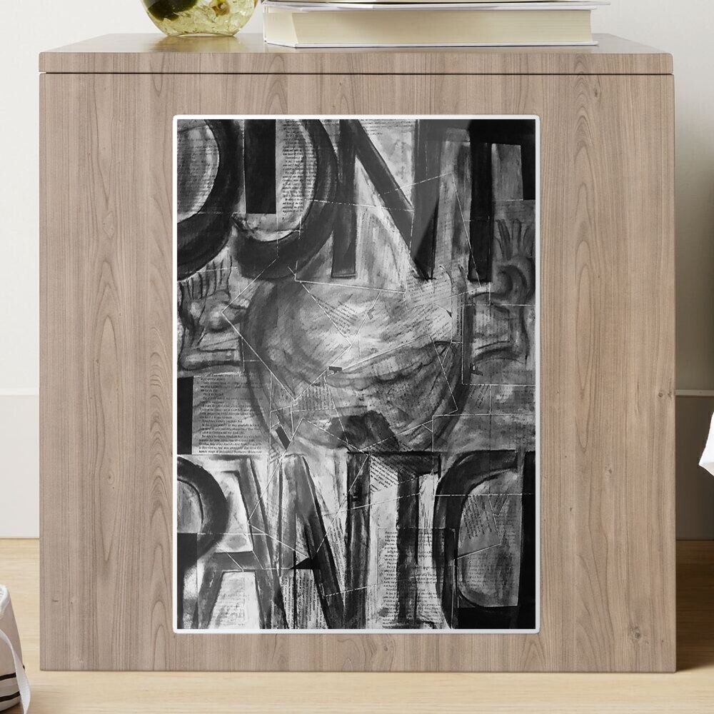 Don’t Panic. Adapted from the artist’s graphic image. Sticker