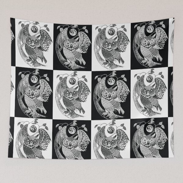 Item preview, Owl Grid designed and sold by QuixoteRidge.