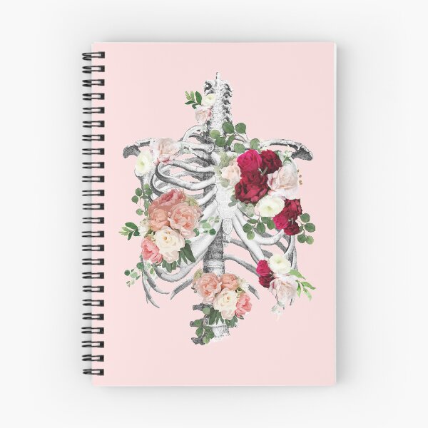 Item preview, Anatomy, ribcage, rib cage,roses bloom spring designed and sold by Collagedream.